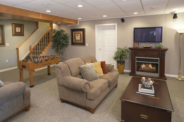 Boston Basement Remodeling & Finishing Services - Echo House Painting